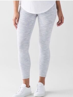 lululemon athletica Light Gray Heather Leggings